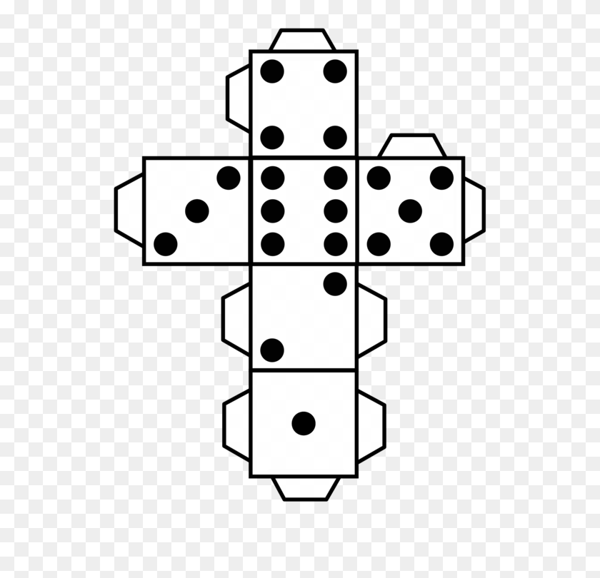 530x750 Настольная Игра В Кости Ludo Cube - Игры Клипарт Черный И Белый