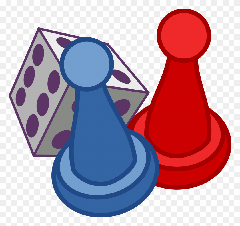 2400x2248 Dice Clipart Board Game - Game Pieces Clip Art