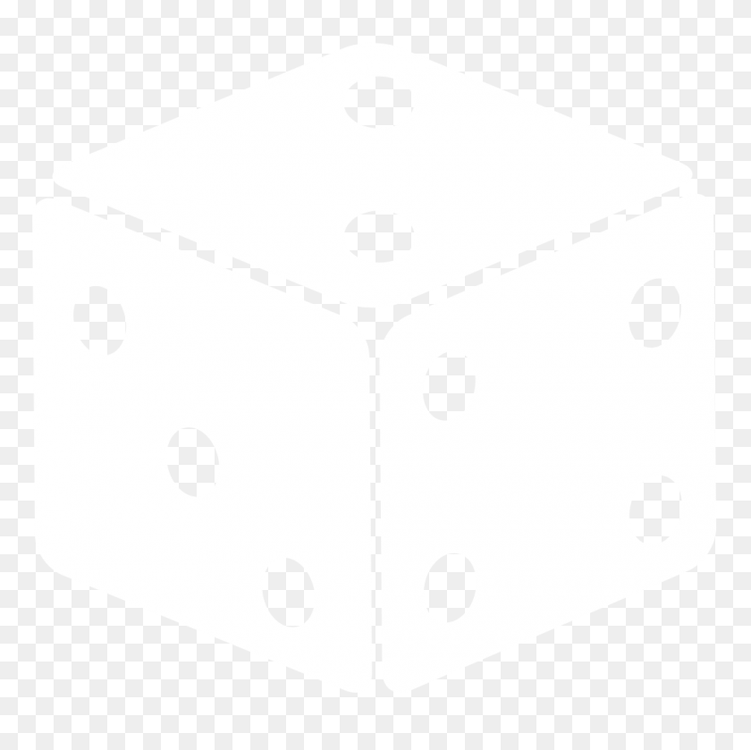 1050x1050 Dice Clipart Singular - Dice Clipart Black And White