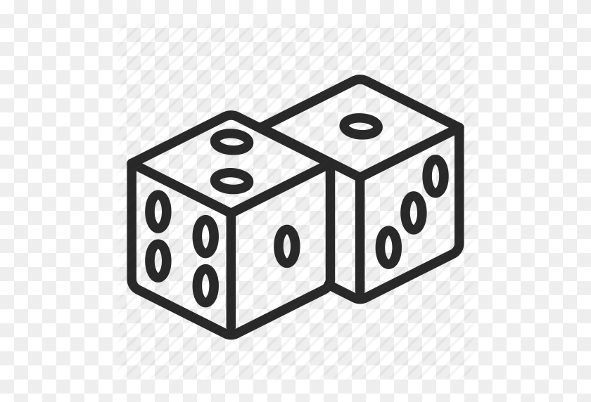 512x512 Dice, Game, Lottery, Raffle Icon - Raffle PNG
