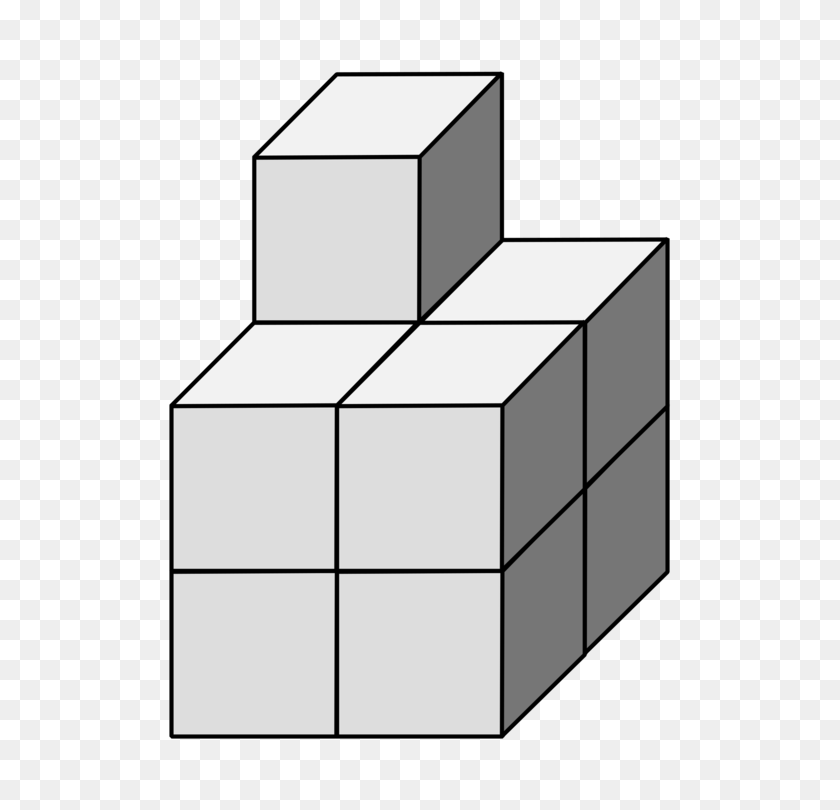 583x750 Кубик Рубика Кубик Трехмерная Космическая База Десять Блоков Бесплатно - Разместите Ценность Блоки Клипарт