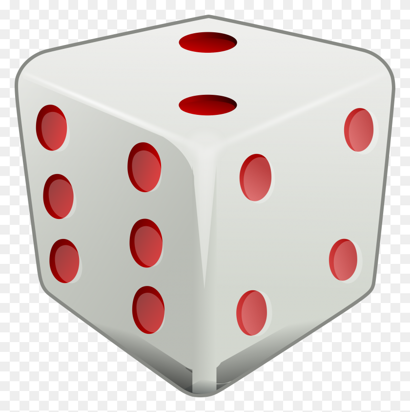 2400x2411 Dice With Two On Top Icons Png - Red Dice PNG