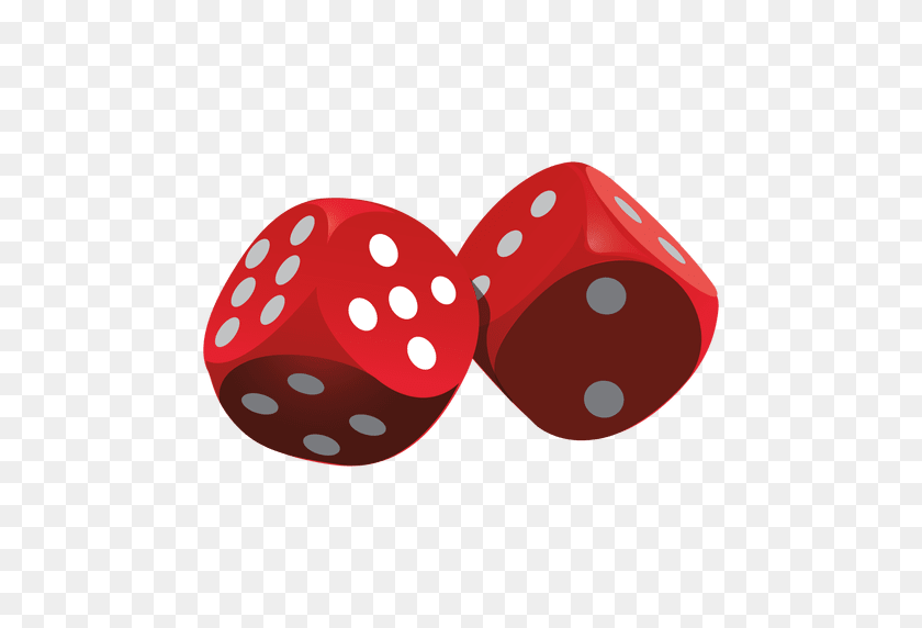 512x512 Icono De Dados - Dados Rojos Png