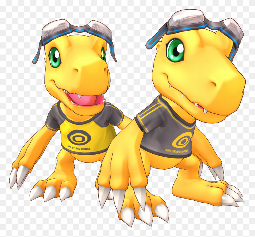 3475x3218 Digimon Story Cyber Sleuth Release Date And Pre Order Bonuses - Agumon PNG