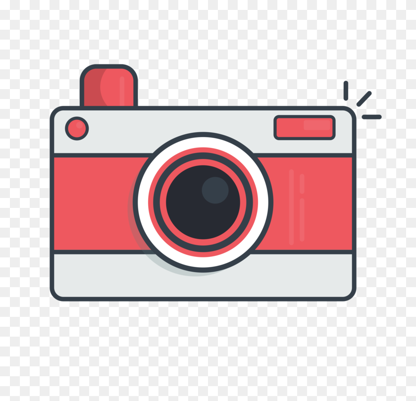750x750 Цифровые Фотоаппараты Бумажный Фотограф - Красная Камера Png