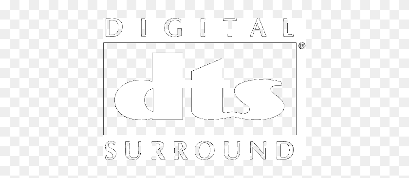 436x305 Logotipos Digitales Dts Surround, Logotipo Kostenloses - Logotipo Dolby Digital Png