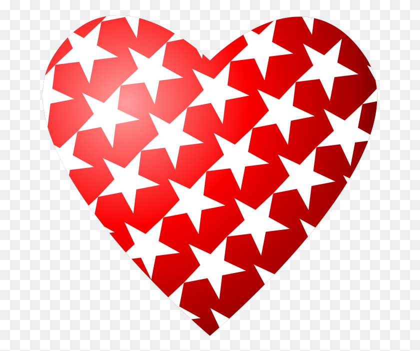 670x642 Digital Image, Craft And Album - Heart Pattern PNG
