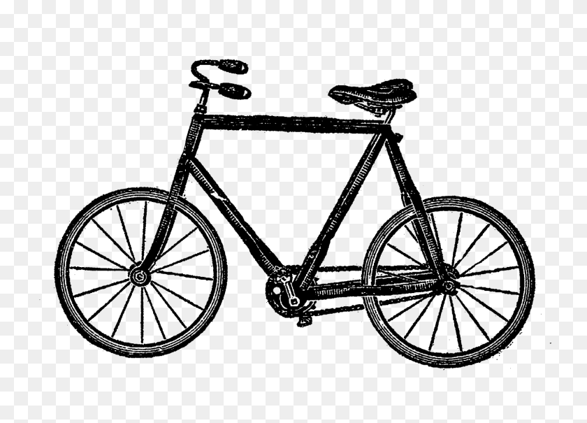 1600x1118 Цифровой Дизайн Штампа Винтаж Бесплатные Изображения Велосипеда Трехколесный Велосипед Иллюстрации - Винтажный Велосипедный Клипарт