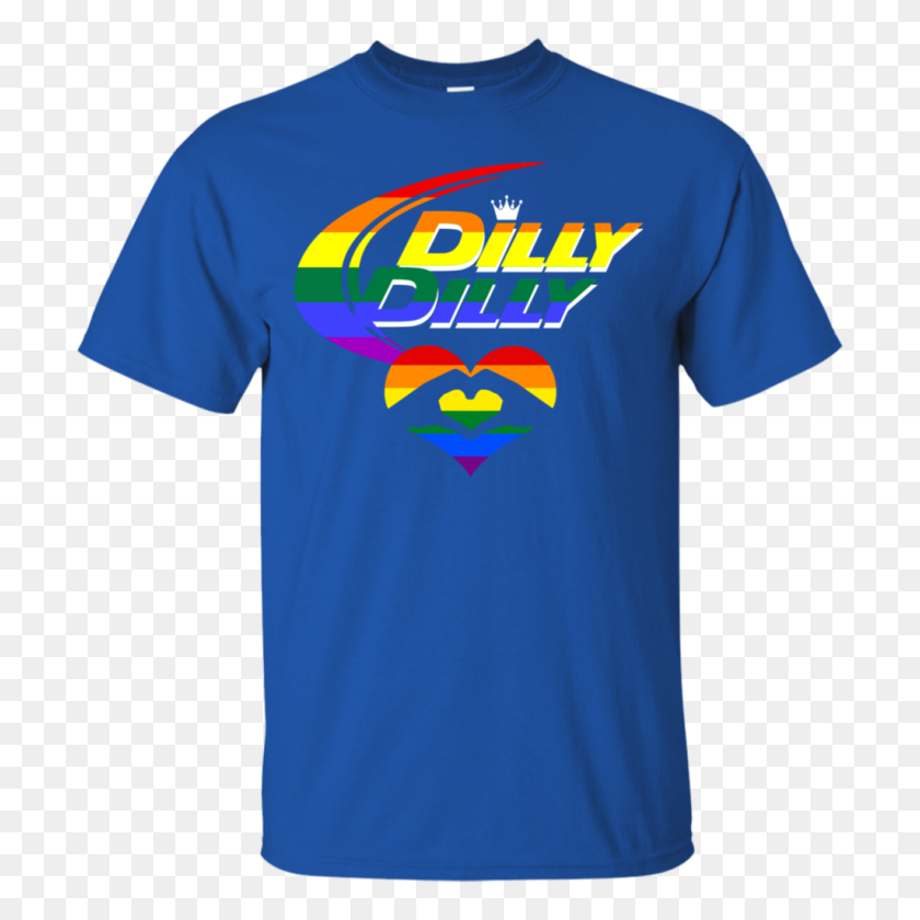 1024x1024 Dilly Dilly Love Is Love Lgbt Rainbow Heart Shirt Pride Month - Rainbow Heart PNG