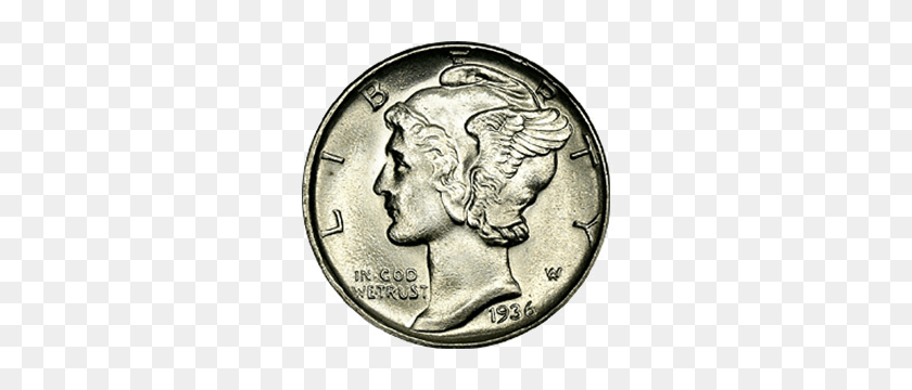 300x300 Dimes Rocky Mountain Coin - Dime PNG