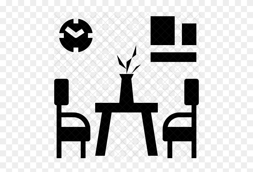 512x512 Dining Table Icon - Dining Room Clipart
