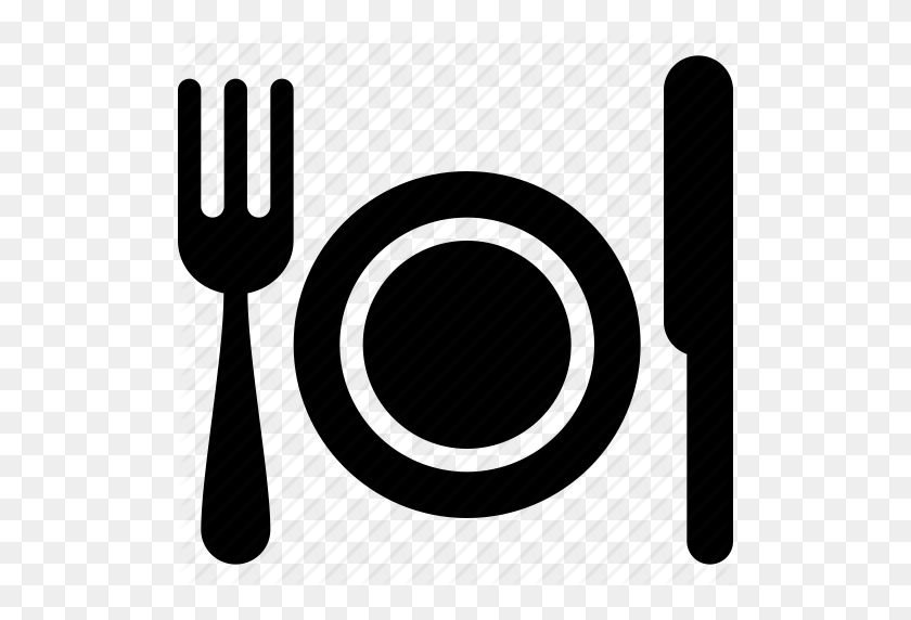 512x512 Dinner, Food, Lunch, Meal, Plate, Restaurant Icon - Lunch PNG