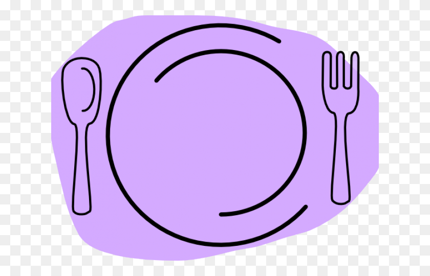 640x480 Dinner Plate Clipart - Potluck Dinner Clipart