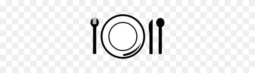 300x180 Dinner Plate With Food Clipart - Dinner Clip Art