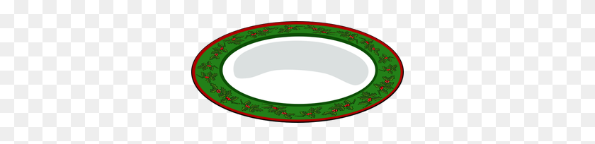 300x144 Dinner Plate With Food Clipart - Dinner Plate PNG