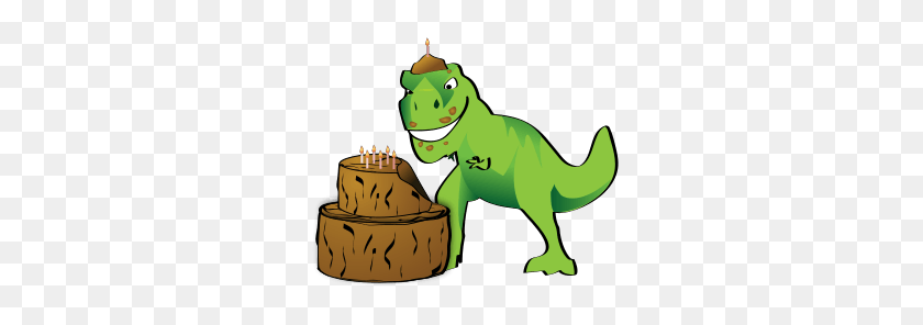 300x236 Dinosaur Birthday Cliparts - January Birthday Clipart
