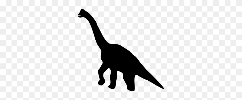 300x287 Клипарт Динозавров Бесплатный Вектор - Тираннозавр, Черно-Белый Клипарт
