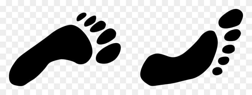 2258x750 Dinosaur Footprints Reservation Computer Icons Download Free - Footprint Clipart Black And White