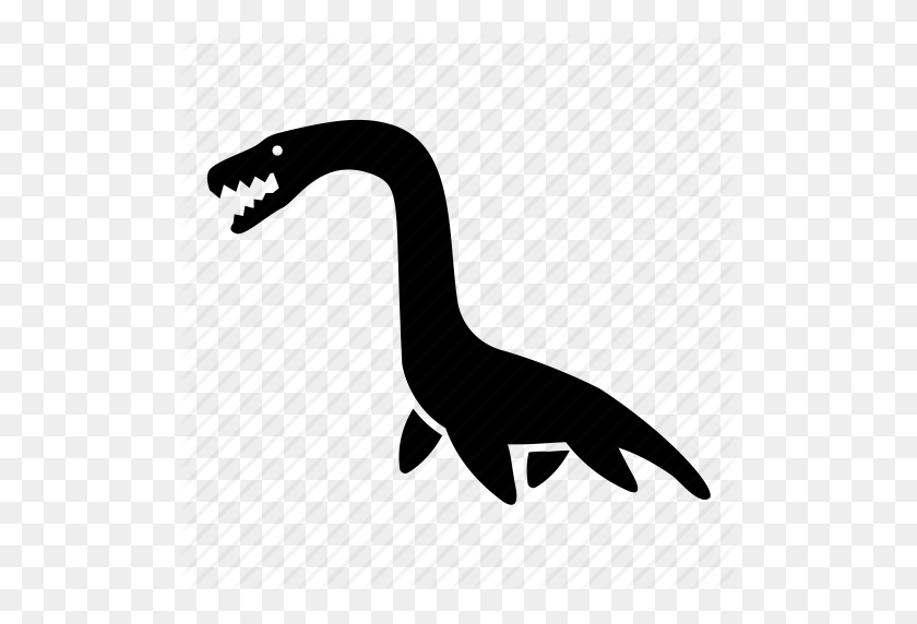 512x512 Динозавр, Юрский Период, Лох, Монстр, Несс, Плезиозавр, Значок Плезиозавра - Лох-Несское Чудовище Png