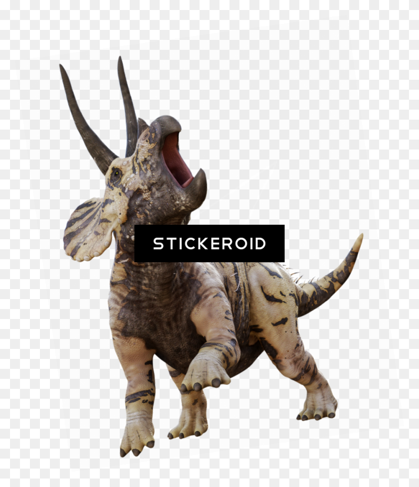 932x1096 Dinosaur Png - Triceratops PNG