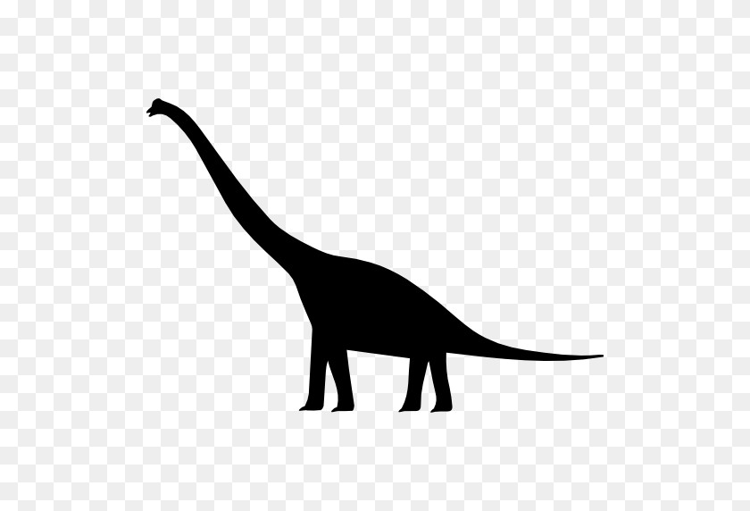 512x512 Dinosaur Shape Of Brachiosaurus - Brachiosaurus PNG