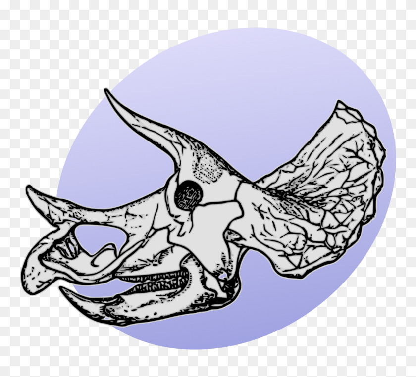 1200x1080 Dinosauria - Dinosaur Skull Clipart