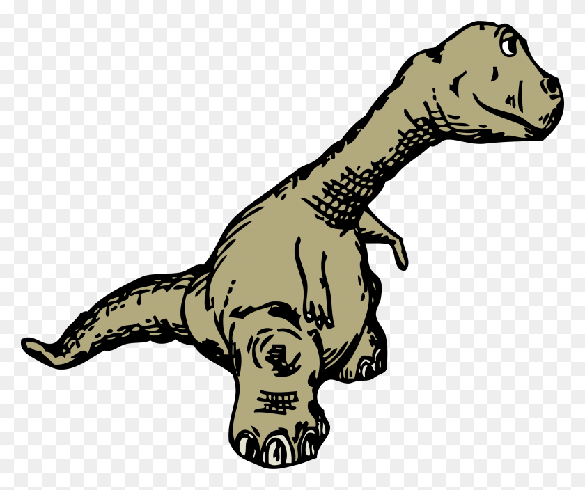 2400x1984 Анимированные Динозавры - Движущийся Клипарт
