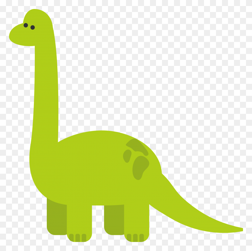 4345x4335 Клипарт Динозавры Травоядные Динозавры - Заказной Клипарт