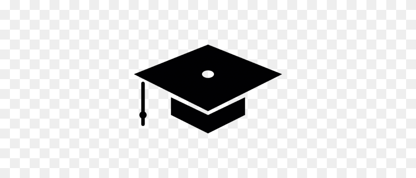 300x300 Diploma Hat Black Clipart Icon Web Icons Png - Diploma PNG