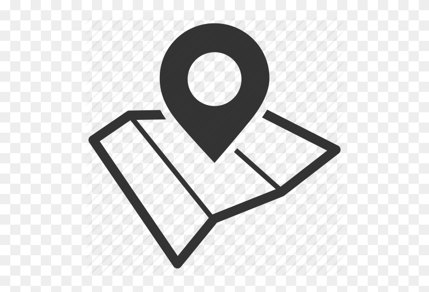 512x512 Direction, Geo, Location, Map, Marker, Navigation, Pn - Map Icon PNG
