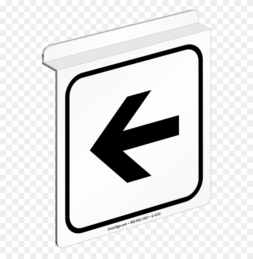 630x800 Directional Drop Ceiling Left Arrow Sign, Sku S - Double Sided Arrow PNG