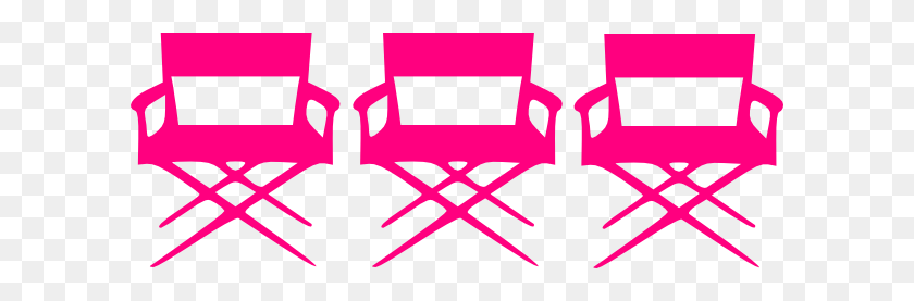 600x217 Director Chair Large Clip Art - Chair Clipart PNG