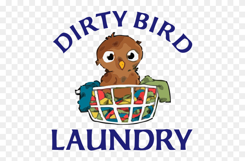 500x493 Dirty Bird Laundry Free Dry With Purchase Of Wash! - Laundry Clip Art Free