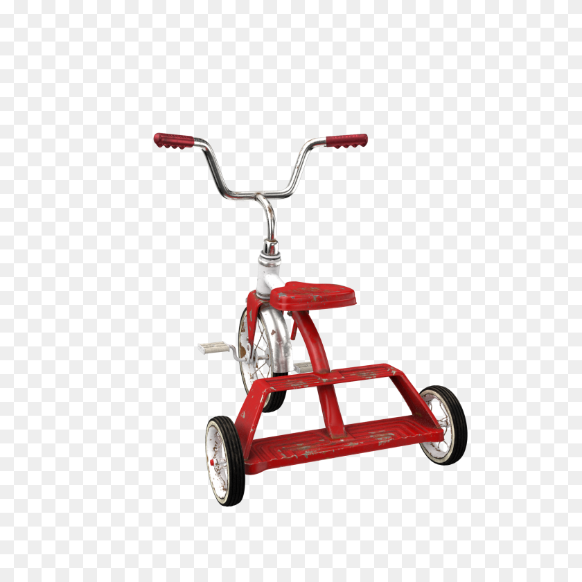 2048x2048 Dirty Vintage Tricycle Png Image - Tricycle PNG