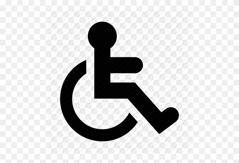 512x512 Disability, Disabled, Handicap, Handicaped, Invalid, Parking - Handicap PNG