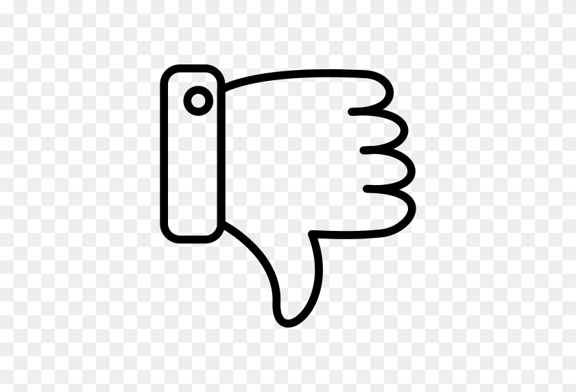 512x512 Disapprove, Dislike, Down Icon With Png And Vector Format For Free - Dislike Clipart