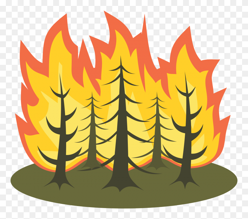 2400x2103 Disaster Clipart Wild Fire - Fire Prevention Clipart
