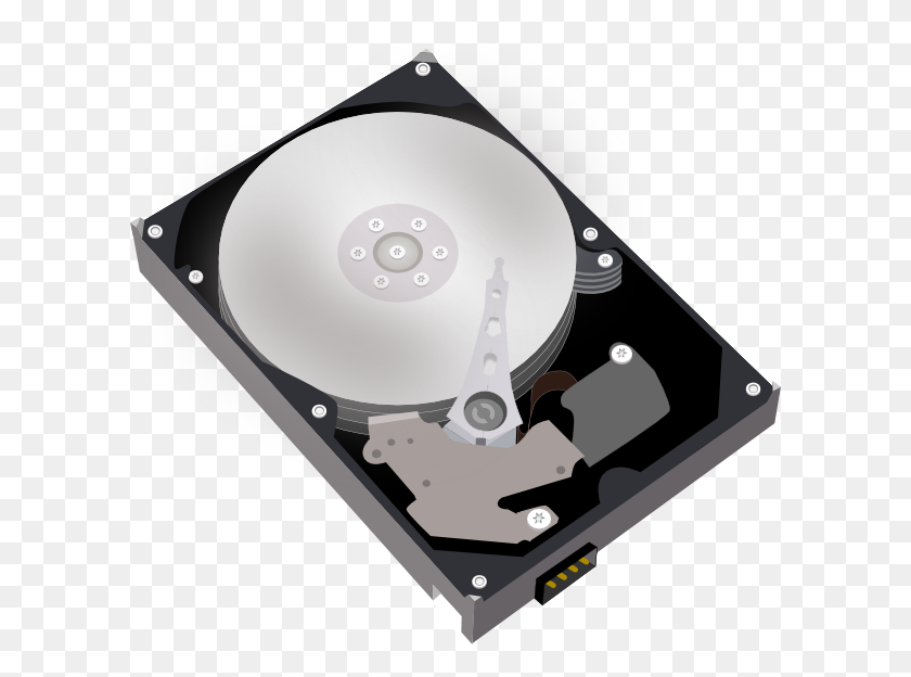 600x564 Disc Clip Art - Hard Drive Clipart