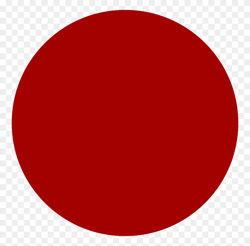 768x768 Disc Plain Red Dark - Red Oval PNG