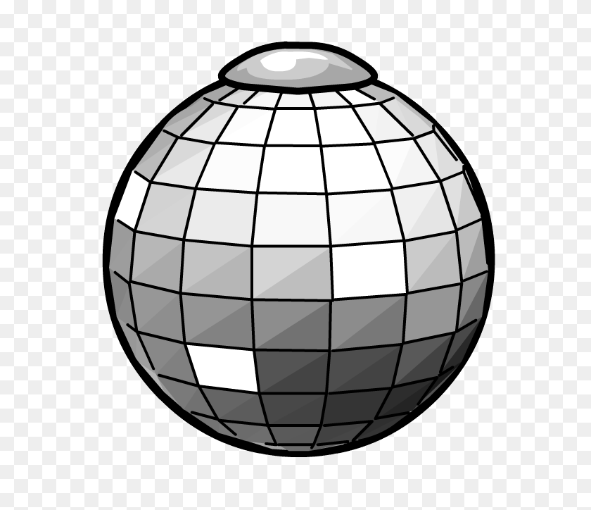 680x664 Disco Ball Clipart - Easter Egg Black And White Clipart