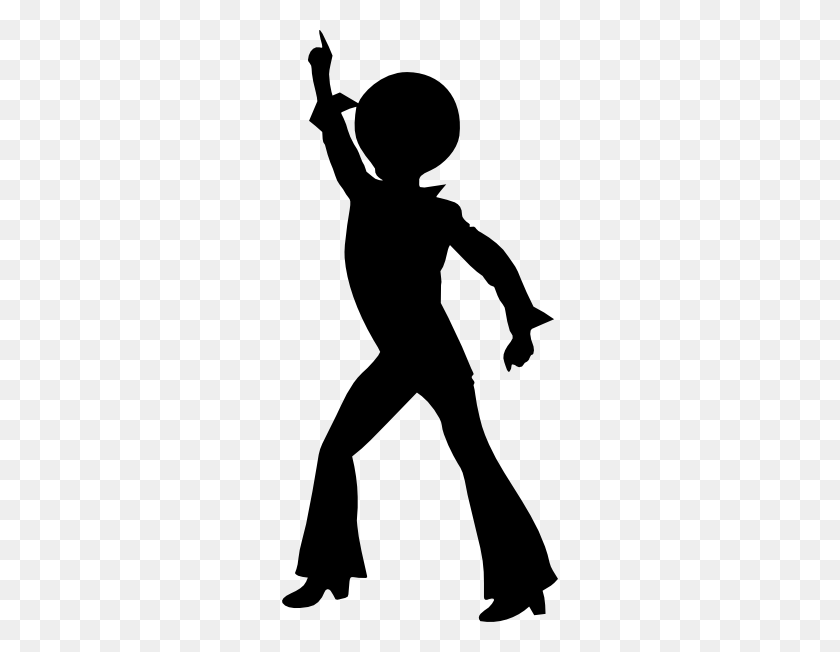 276x592 Disco Dancing Male Clip Art - Situation Clipart