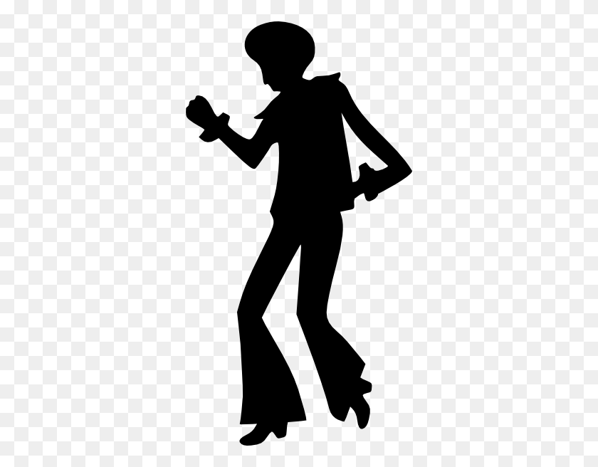318x596 Disco Dancing Man Clip Art - Royalty Free Clipart
