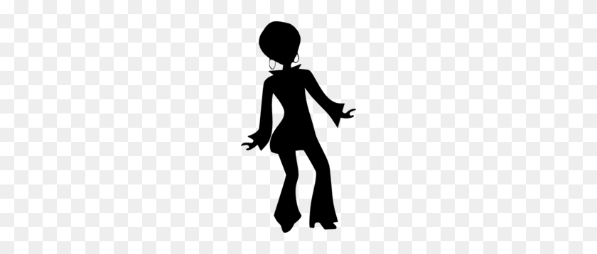 162x298 Disco Girl Clipart Images - Woman With Afro Clipart
