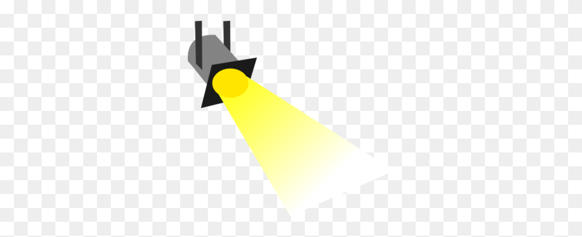 298x282 Disco Light Yellow No Outline Clip Art - Yellow Light Clipart