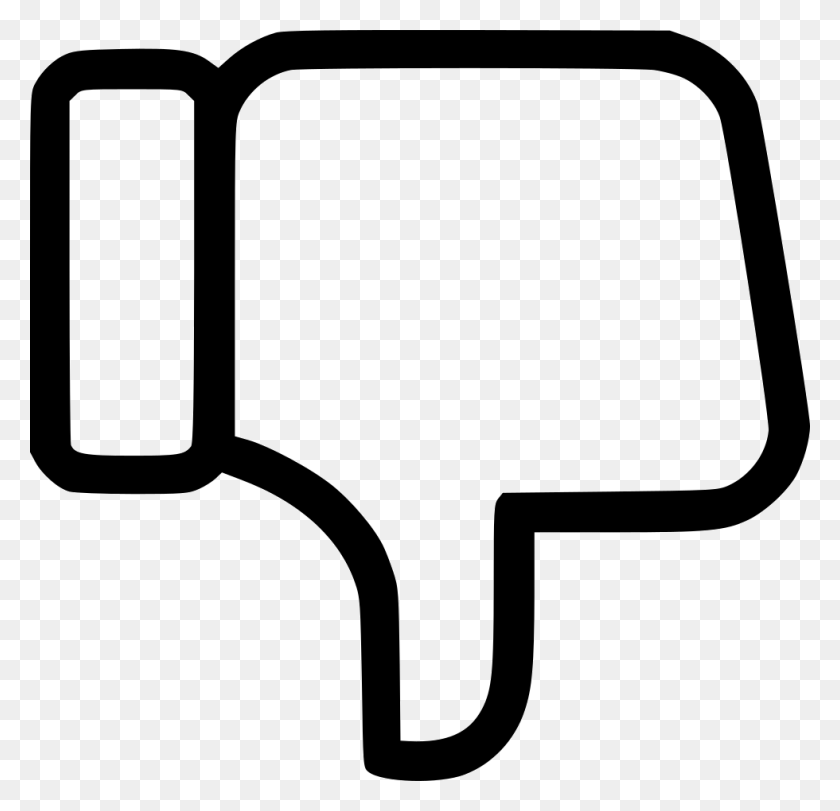 980x944 No Me Gusta Facebook Thumb Down Thumbsdown Like Png Icon Free - Facebook Like Icon Png