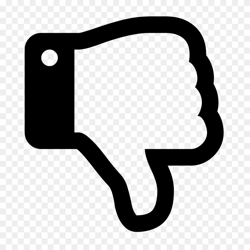 2000x2000 Dislike Png Images Free Download - Thumbs Down Emoji PNG