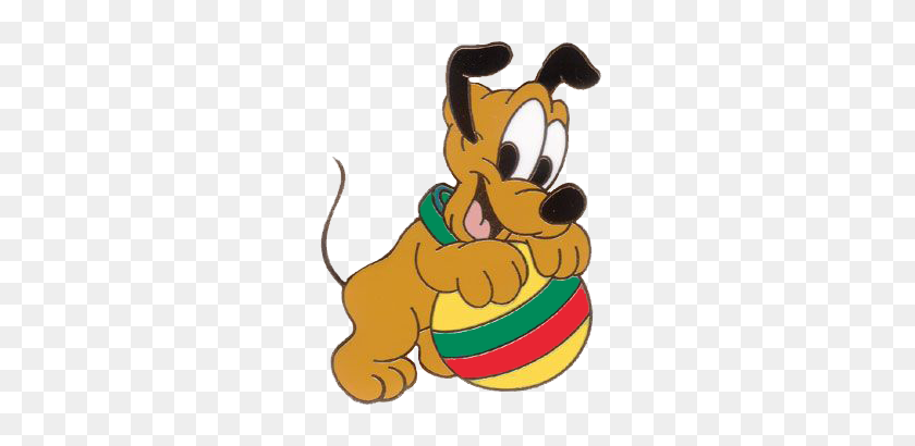 279x350 Disney Babies Clip Art Baby Pluto Chewing Ball Disney - Puppy Dog Pals Clipart
