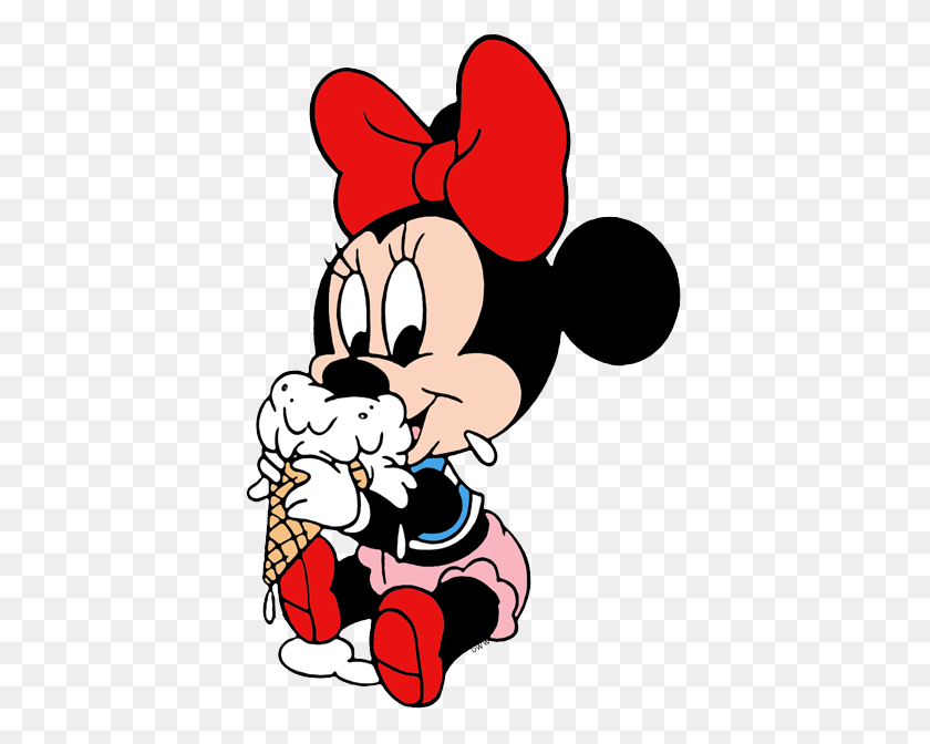 397x612 Disney Babies Mikey Mouse - Baby Minnie Mouse PNG