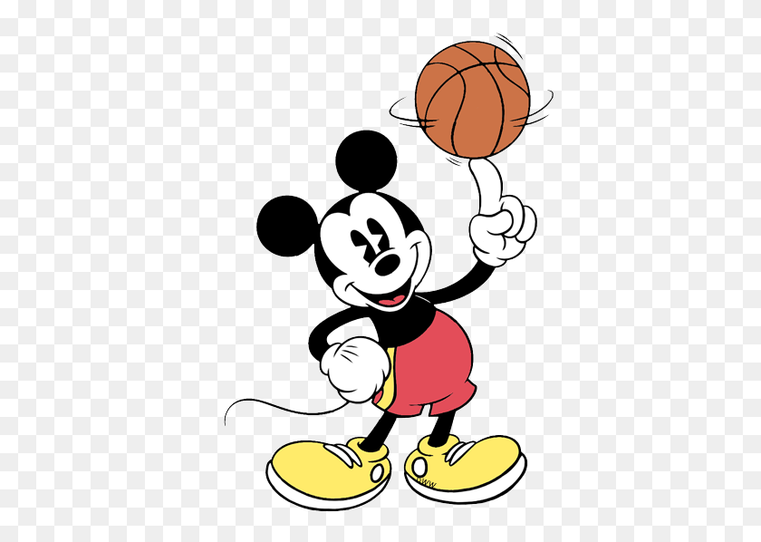 400x538 Disney Basketball Clipart Clip Art Images - Mickey Mouse Number 1 Clipart