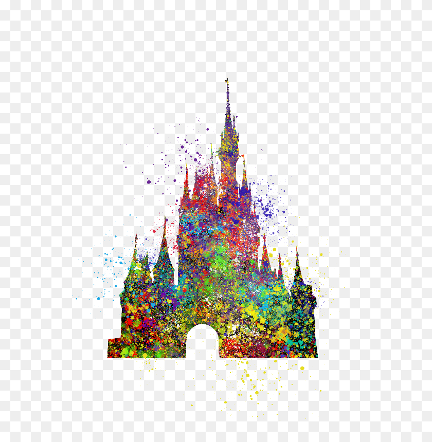565x800 Disney Castle Cinderella Gifts - Disney Castle Logo PNG